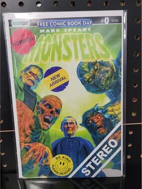 Mark Spears Monsters #0 FCBD 2025 NM Unstamped Keenspot